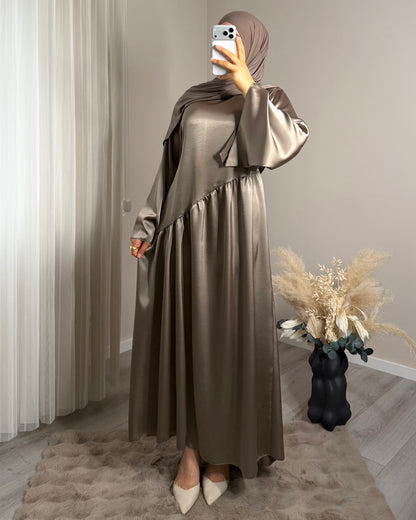 Naima Satin Kleid