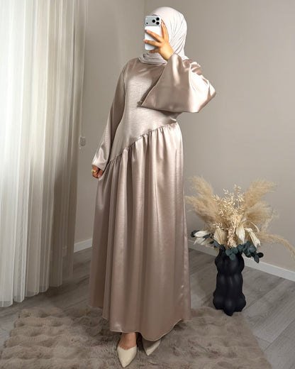 Naima Satin Kleid